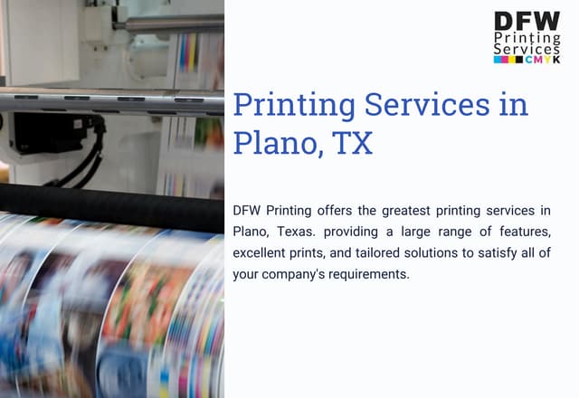 Affordable, premium printing services in Plano, TX | PPT | Free Download