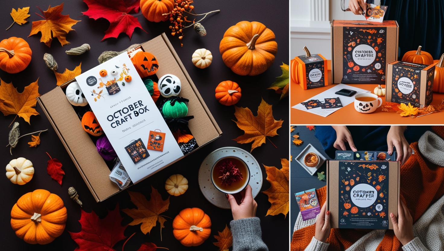 Inside October's Craft Box: Spooky Surprises Await! ?