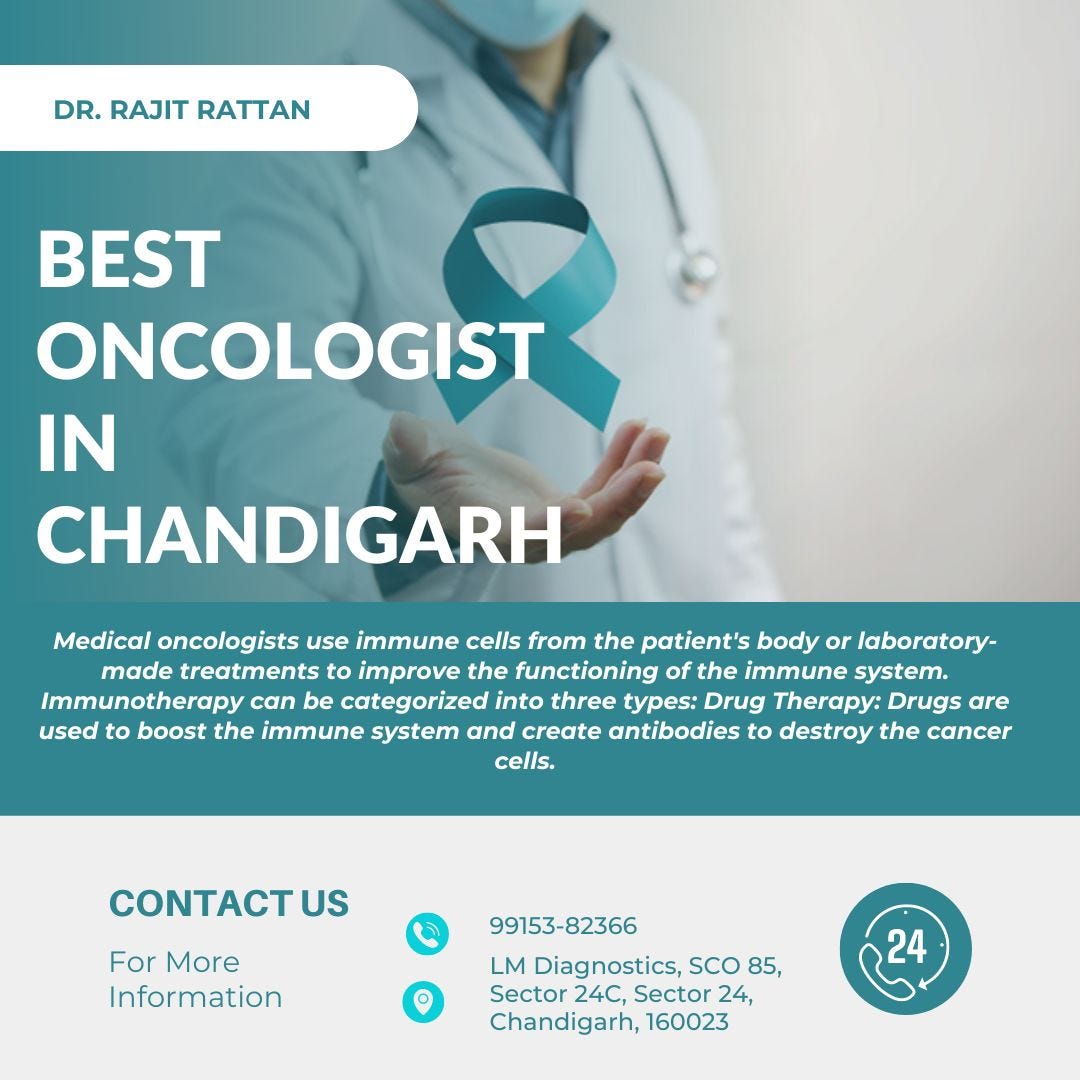 Special thanks to the best Oncologist in Chandigarh Dr Rajit Rattan | by Dr. Rajit Rattan | Sep, 2024 | Medium