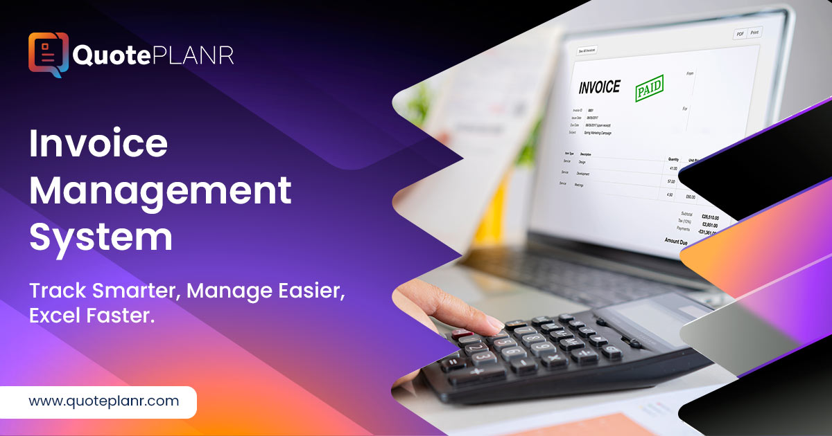 Invoice Management System for Streamlined Billing | QuotePLANR