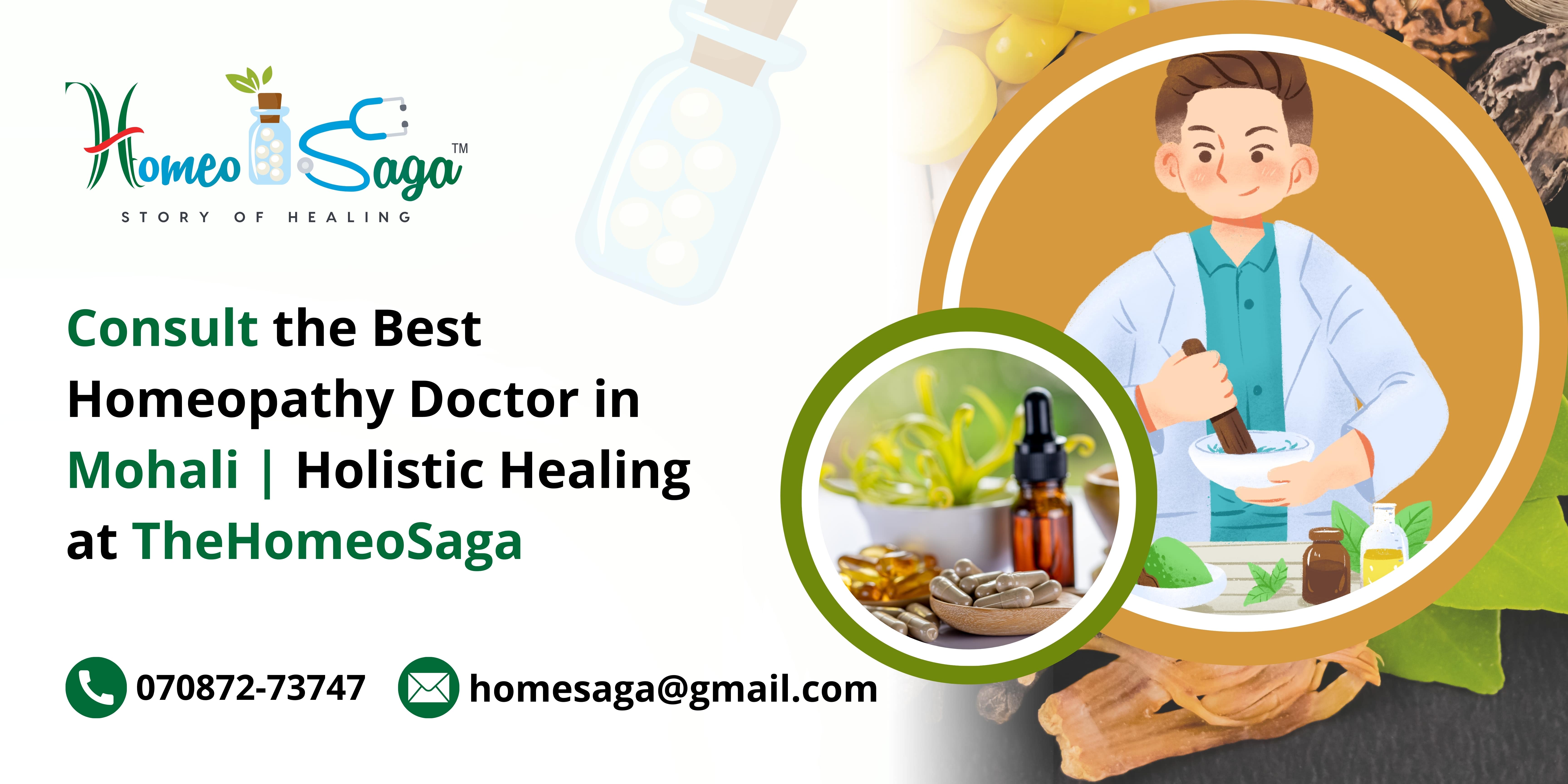 Consult the Best Homeopathy Doctor in Mohali | Holistic Healing at TheHomeoSaga