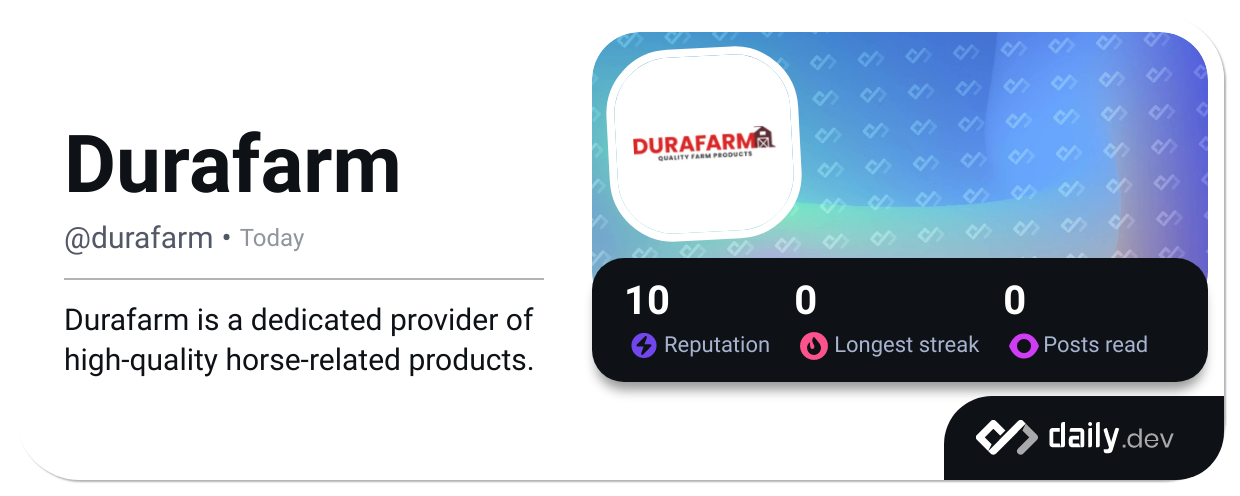 Durafarm (@durafarm) | daily.dev