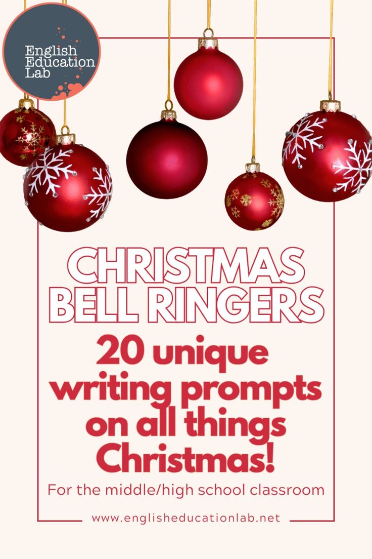 The best bell Ringers for Christmas in 2024 | Holiday writing, High school writing, Ela resources