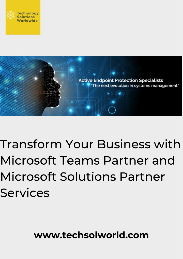 PPT - Transform Your Business with Microsoft Teams Partner and Microsoft Solutions Partner Services PowerPoint Presentation - ID:13705207