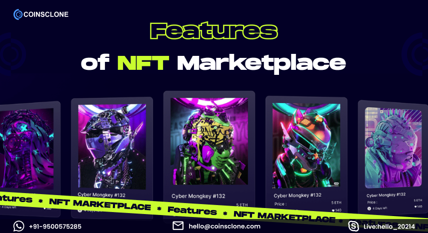 Top 10 Core Features of NFT Marketplace - A Startup Guide