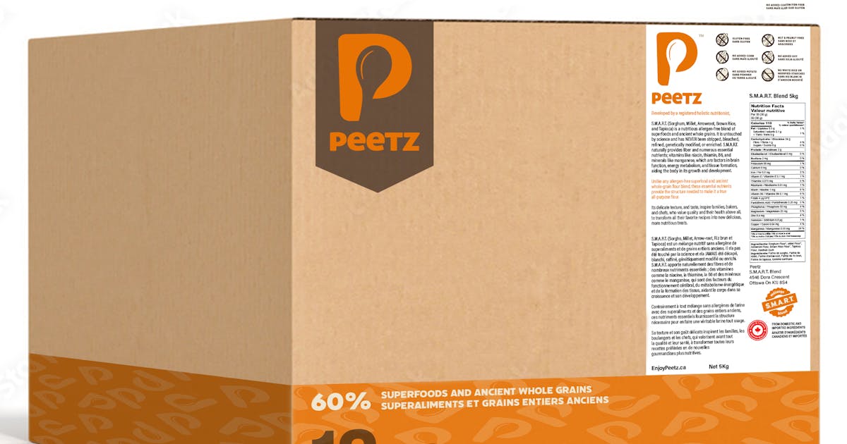 Switch to Peetz S.M.A.R.T. Blend: The Healthiest, Allergen-Free Flour for Every Kitchen