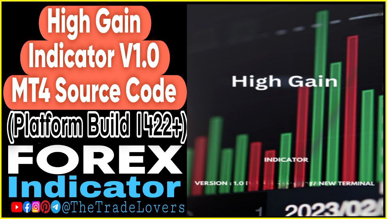 High Gain Indicator v1.0 Source Code MT4 (Platform Build 1422 ) Forex MT4 Indicators - Payhip
