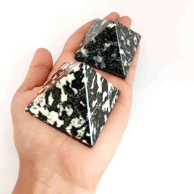 Black Zebra Crystal Pyramid For Overcome Depression Profile Picture