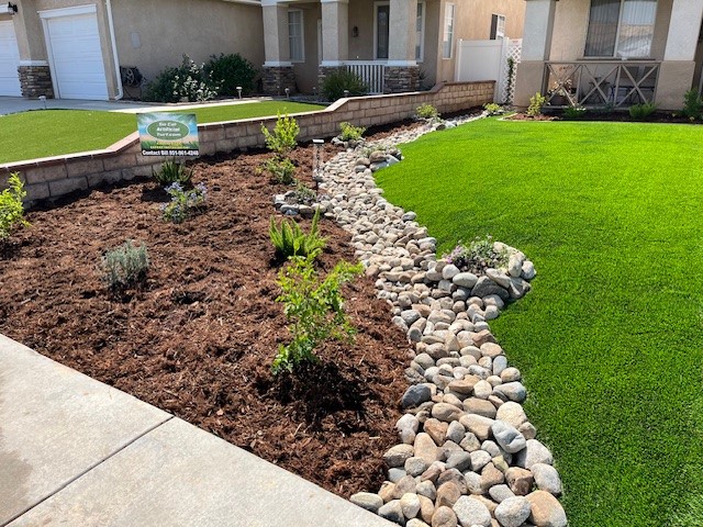 Stylish & Practical River Rock for Flower Beds in San Jacinto | Enhance Your Garden