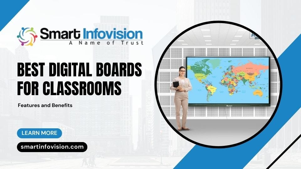 Best Digital Boards for Classrooms: Features and Benefits | by Smart Infovision | Nov, 2024 | Medium