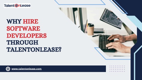 why hire software developers through talentonlease