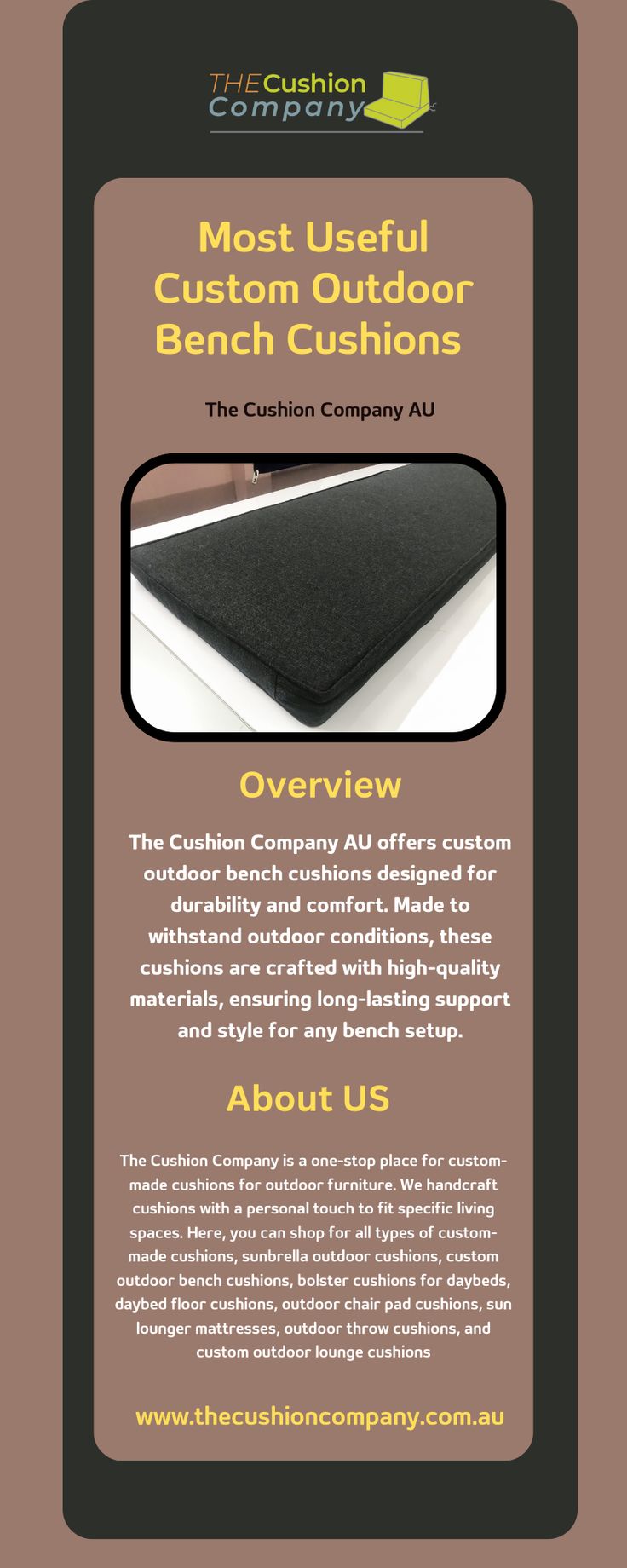 Pin on Infographic - The Cushion Company