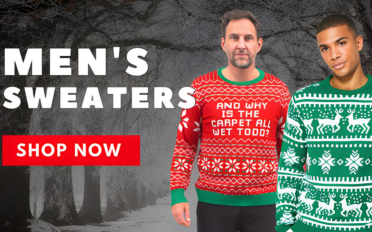 Get Ready for the Holidays with the Best Men’s Christmas Sweaters | by Ugly Christmas Sweaters USA | Nov, 2024 | Medium