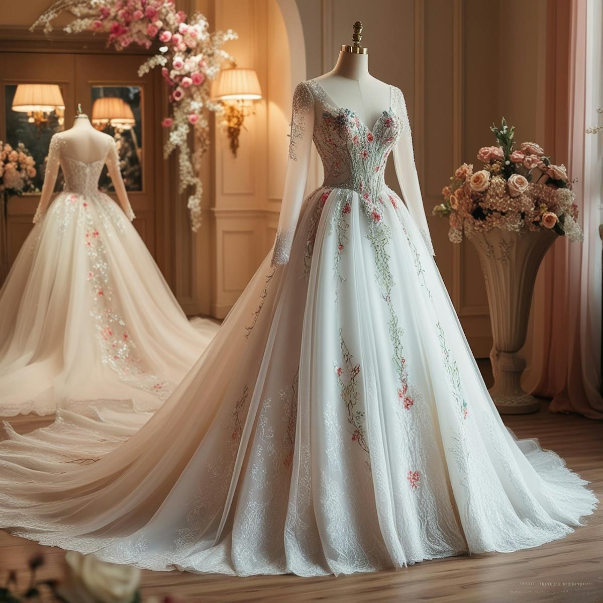 How ELIE SAAB Embroidered Wedding Dress Stand Out From Others?