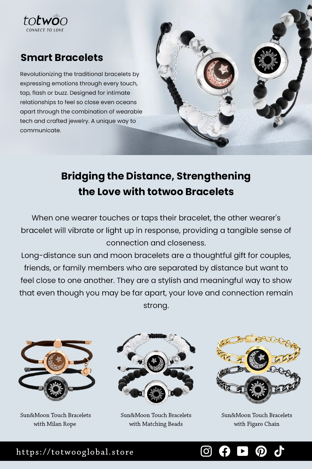 Feel Connected with Couple Distance Bracelets - Gifyu