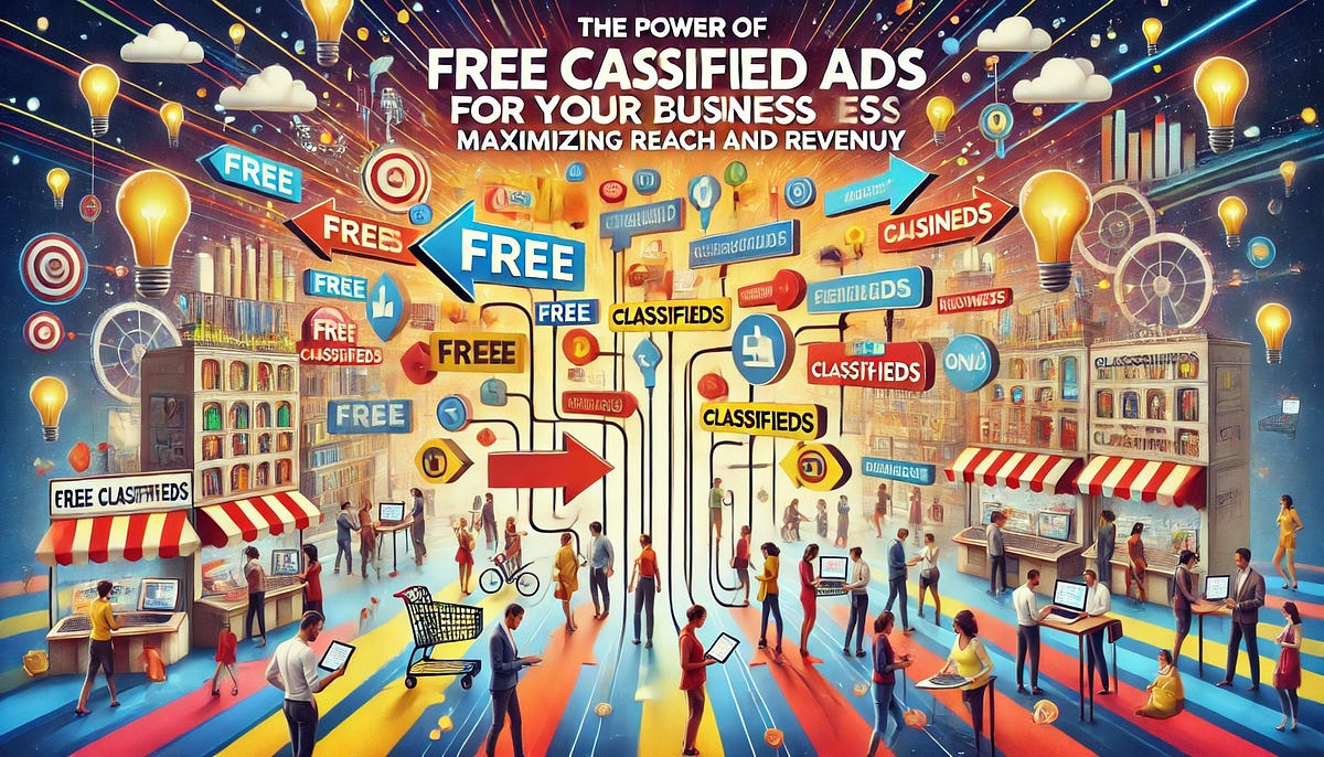 The Power of Free Classified Ads for Your Business: Maximizing Reach and Revenue | by Vishal Mehra | Nov, 2024 | Medium