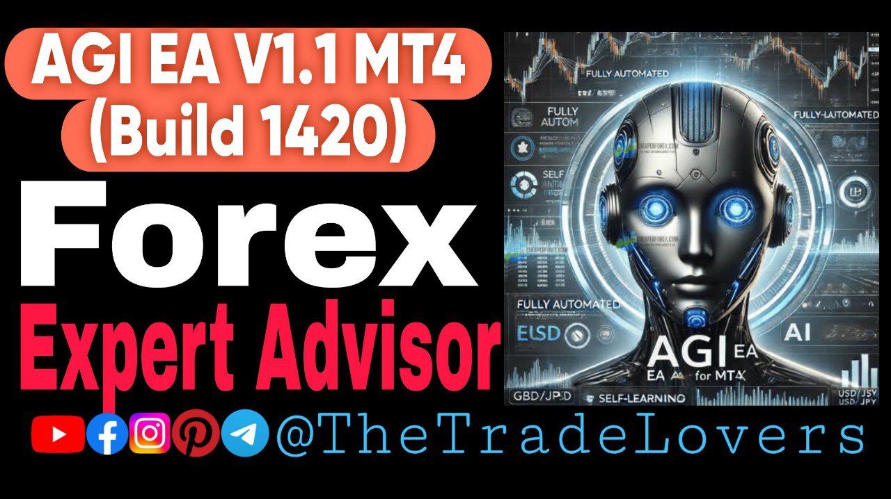 AGI EA v1.1 MT4 No DLL (Platform Build 1420) | Forex Robot | MT4 Expert Advisor - Payhip