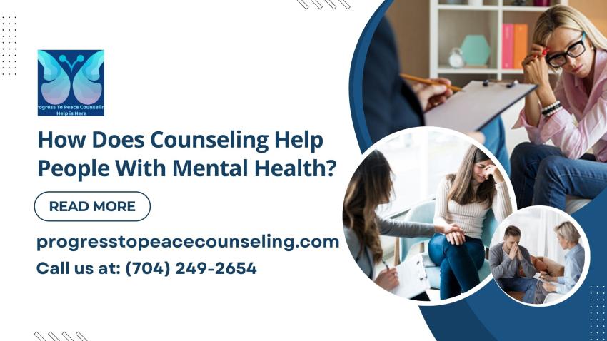 How Does Counseling Help People With Mental Health? - written by Progress To Peace Counseling on Sociomix