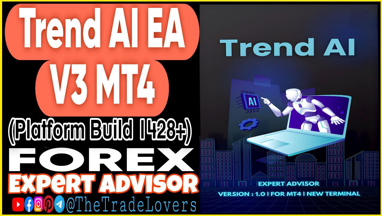 Trend AI EA v3 MT4 (Works on Build 1428 ) | Forex Robot | MT4 Expert Advisor - Payhip