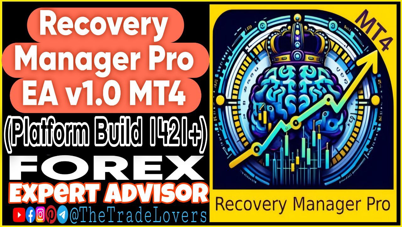 Recovery Manager Pro EA V1.0 MT4 (Works on Build 1421 ) | Forex Robot | MT4 Expert Advisor - Payhip