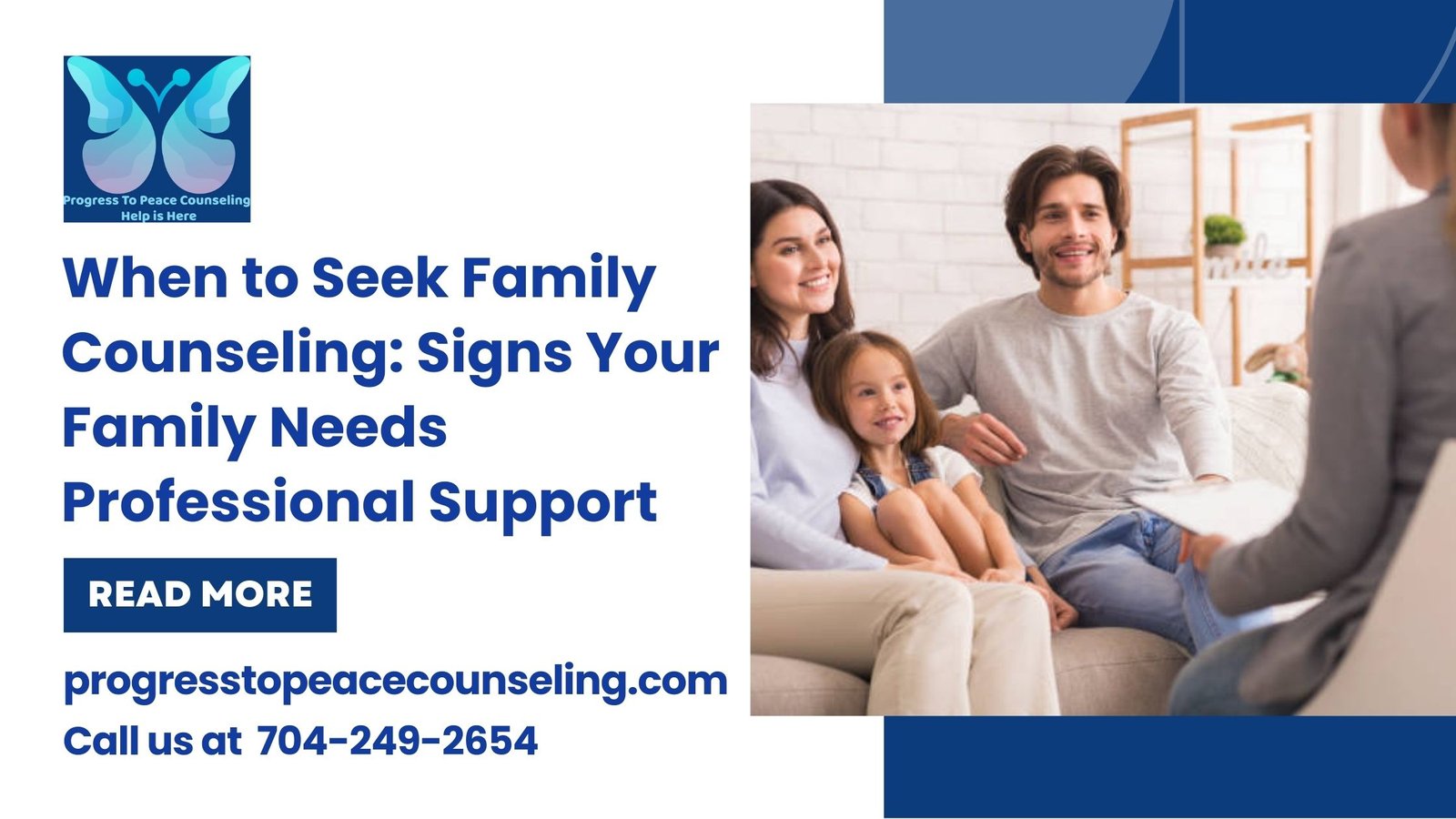 When to Seek Family Counseling: Signs Your Family Needs Professional Support - Progress to Peace Counseling