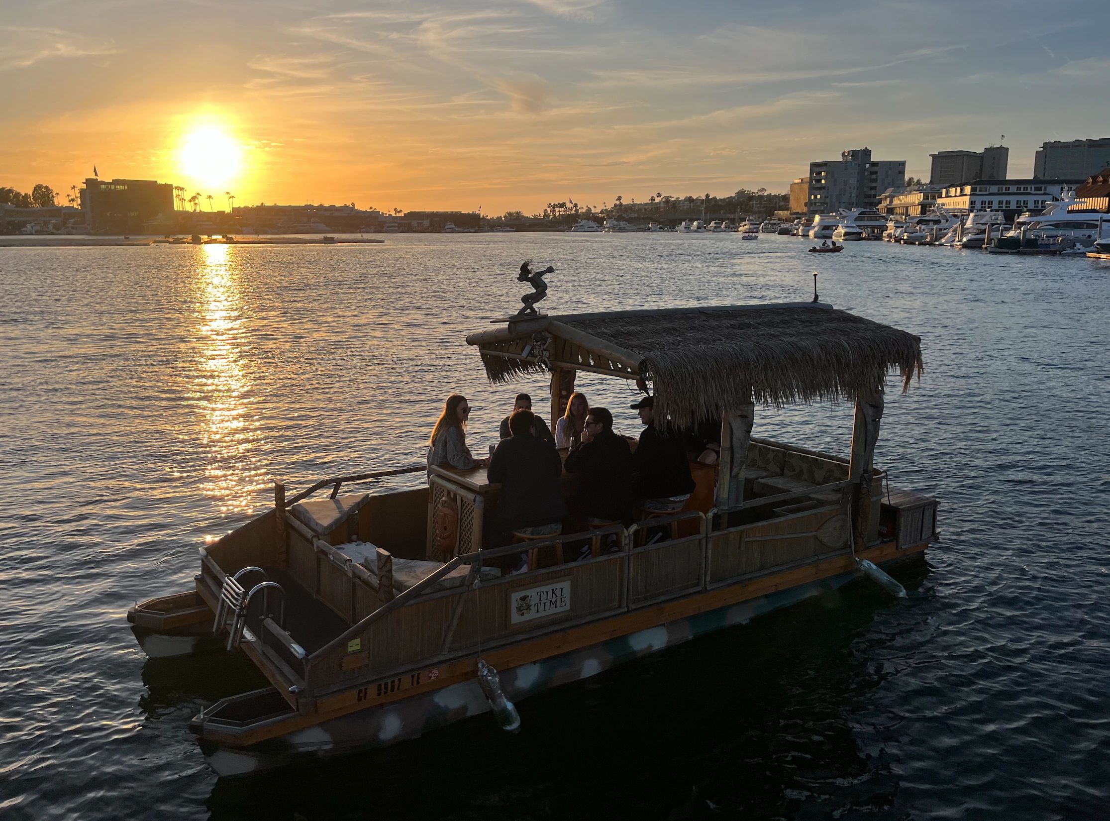 Party Boat Rentals at Newport Beach - Tiki Fun Boats