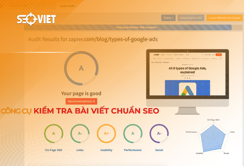 Công cụ kiểm tra bài viết chuẩn Seo phổ biến và tốt nhất