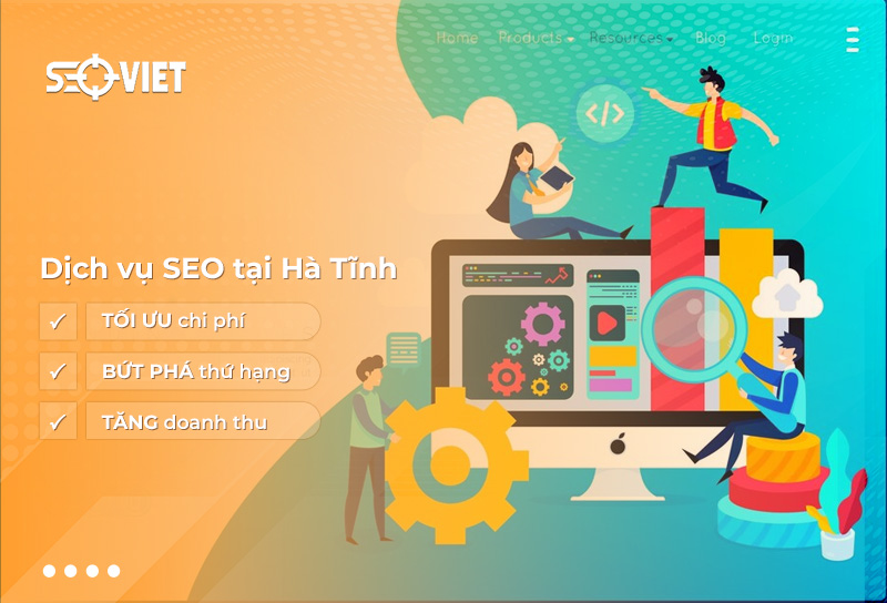 Dịch vụ SEO tại Hà Tĩnh giúp website lên top bền vững