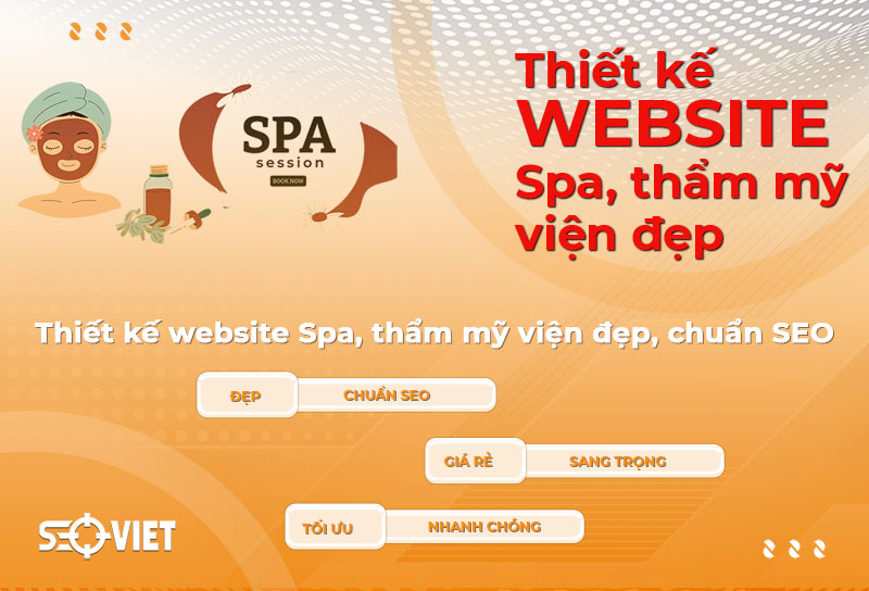 Dịch vụ thiết kế website Spa, thẩm mỹ viện chuyên nghiệp