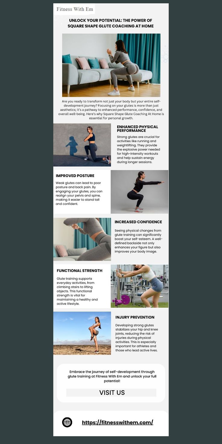 Unlock Your Potential: The Power of Square Shape Glute Coaching At Home