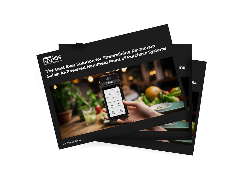 The Best Ever Solution for Streamlining Restaurant Sales: AI-Powered Handheld Point of Purchase Systems