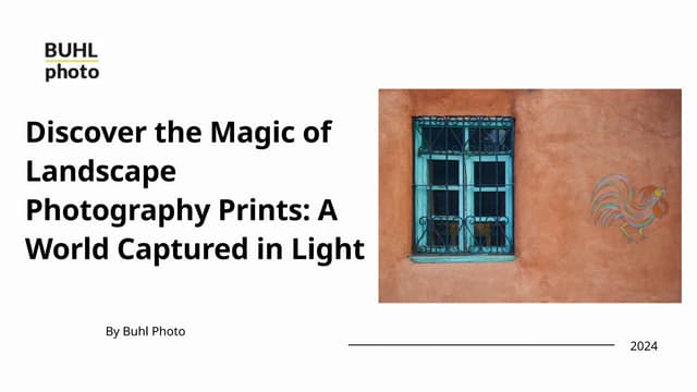 Discover the Magic of Landscape Photography Prints: A World Captured in Light | PPT | Free Download