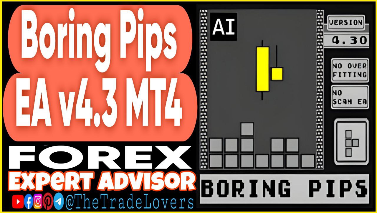 Boring Pips EA V4.3 MT4 (Works on Build 1430 ) | Forex Robot | MT4 Expert Advisor - Payhip