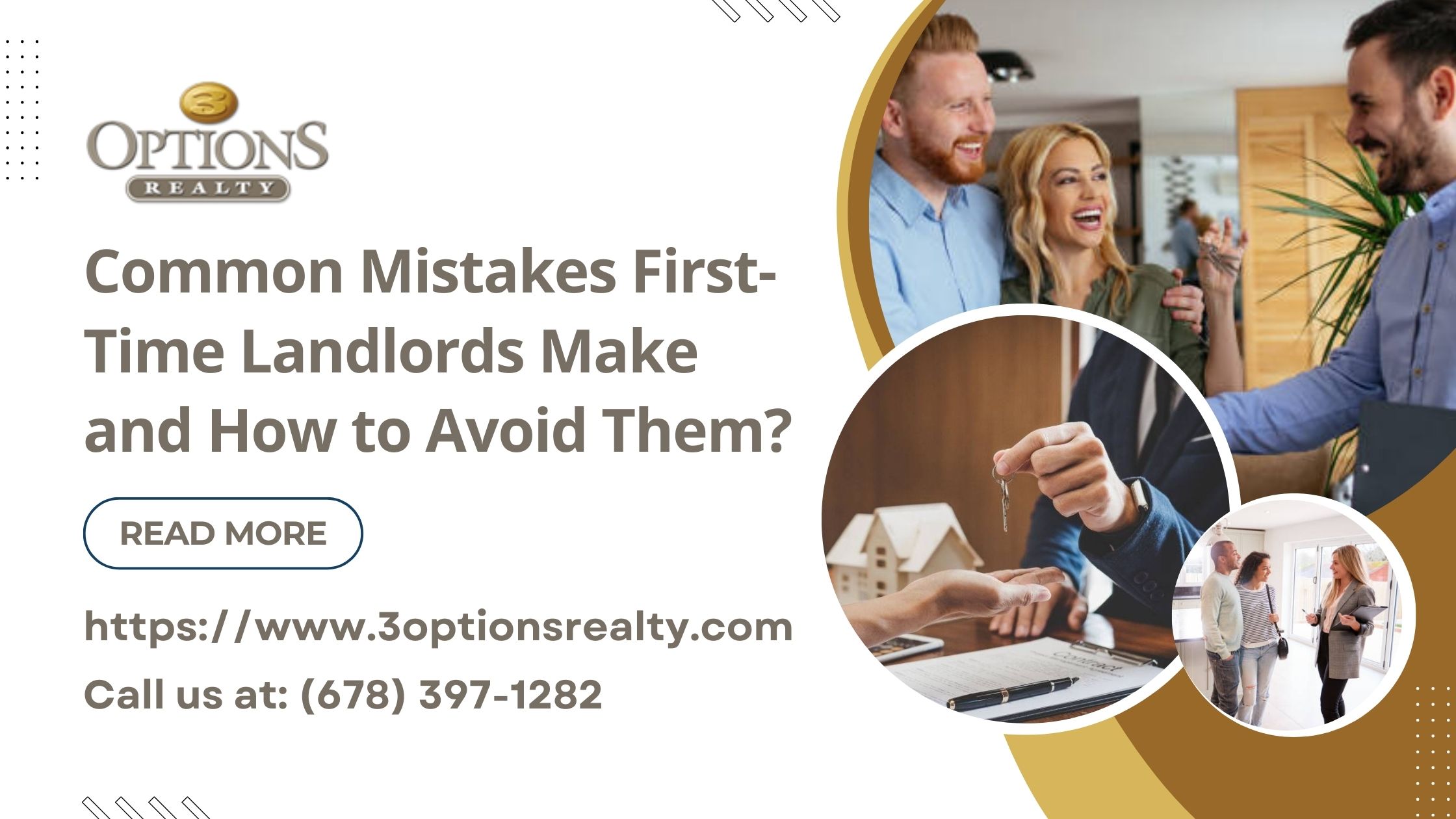 Common Mistakes First-Time Landlords Make and How to Avoid Them? – 3 Options Realty