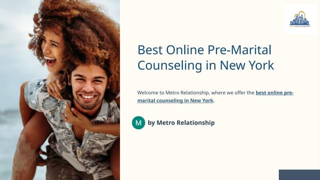 Best Online Pre-Marital Counseling Services in New York | PPT