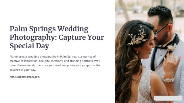 How to Plan Your Wedding Photography in Palm Springs CA.pdf