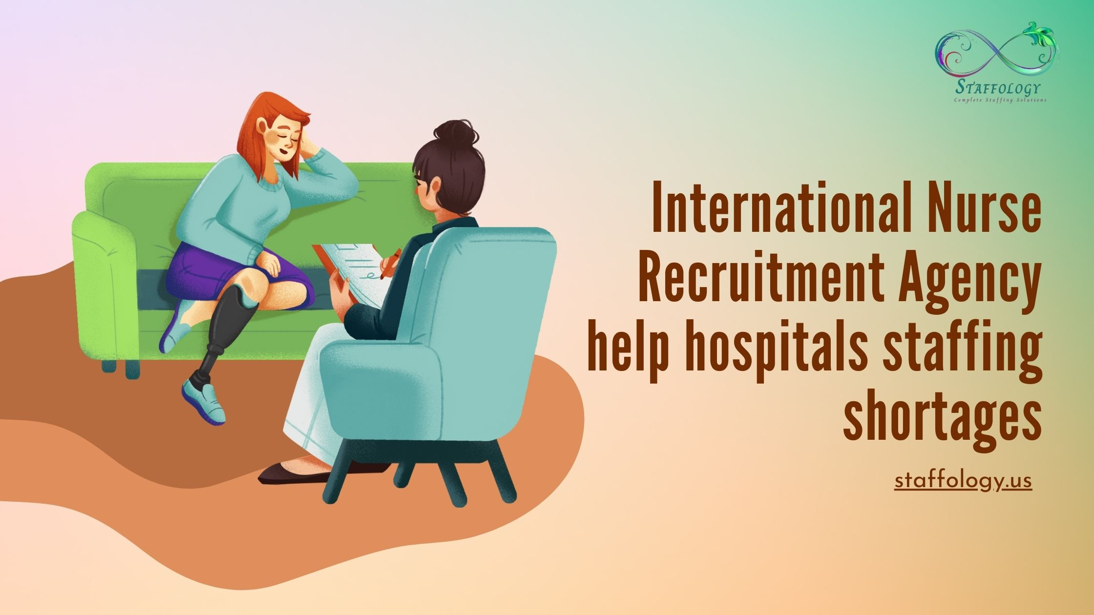 How do International Nurse Recruitment Agency help hospitals address staffing shortages?