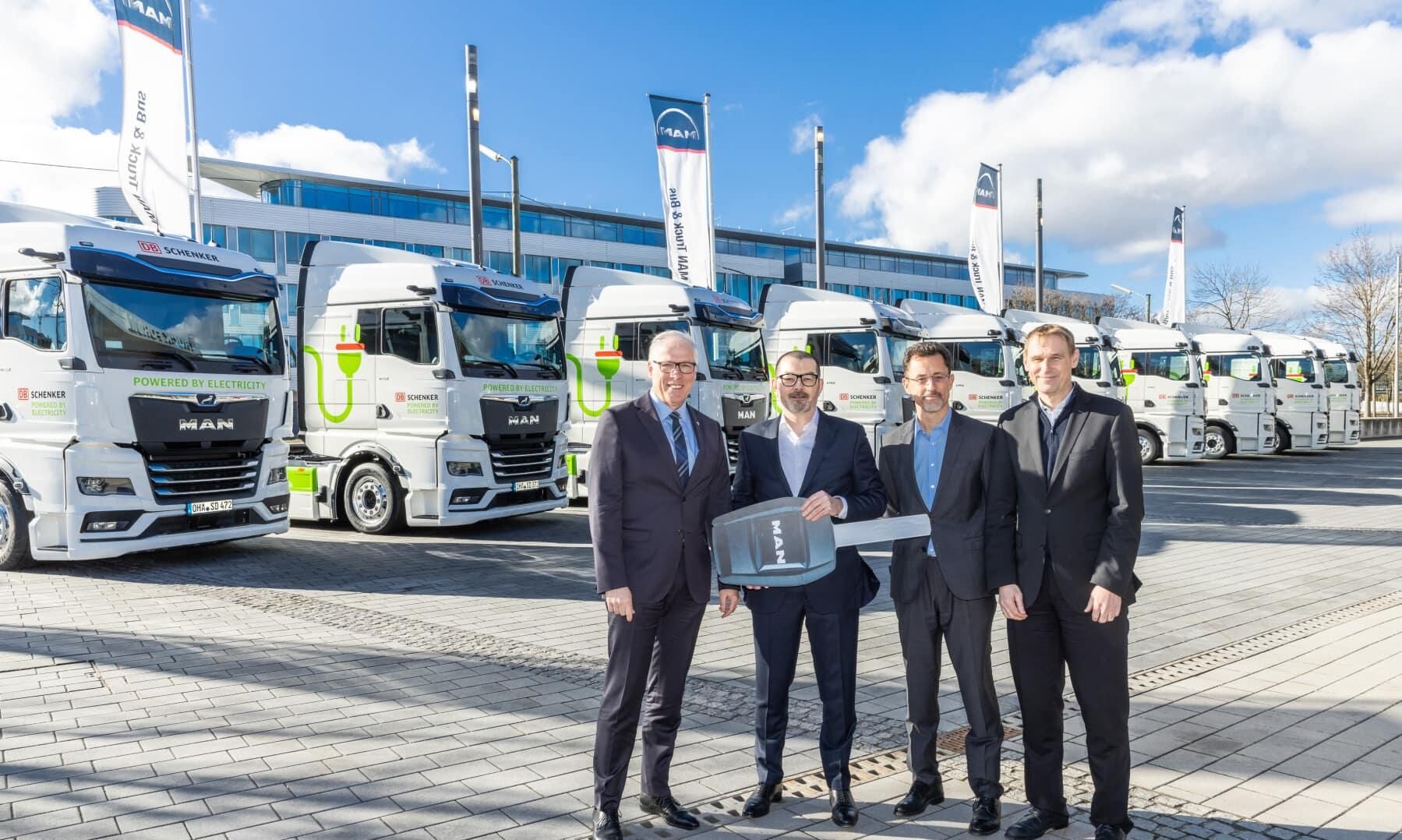 DB Schenker puts first 10 of 150 MAN eTrucks into service