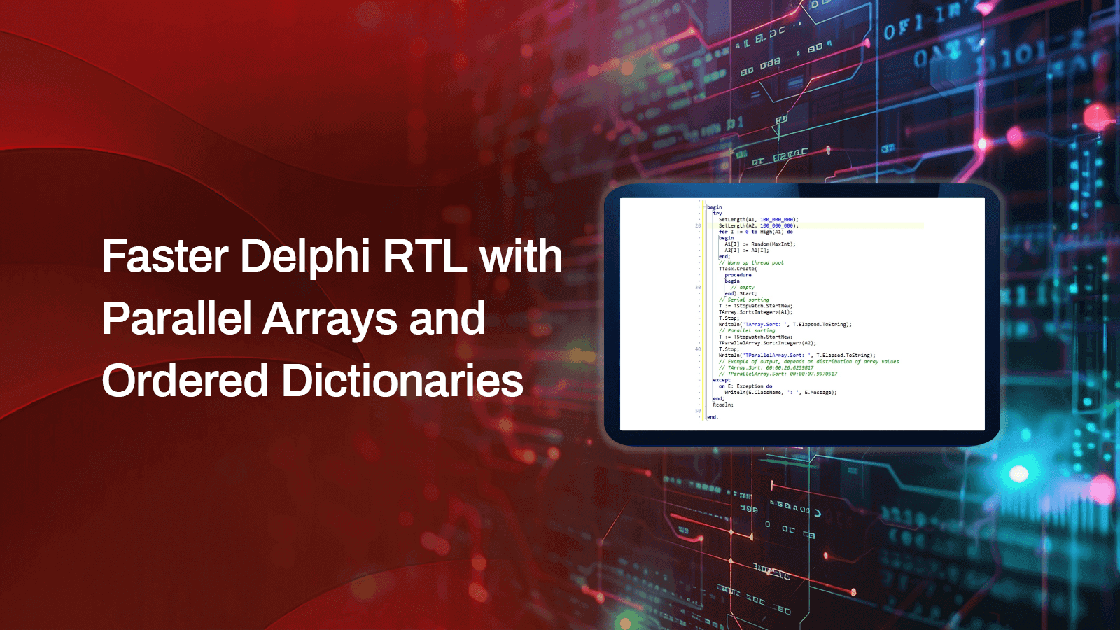 Parallel Arrays - An Overview | Embarcadero