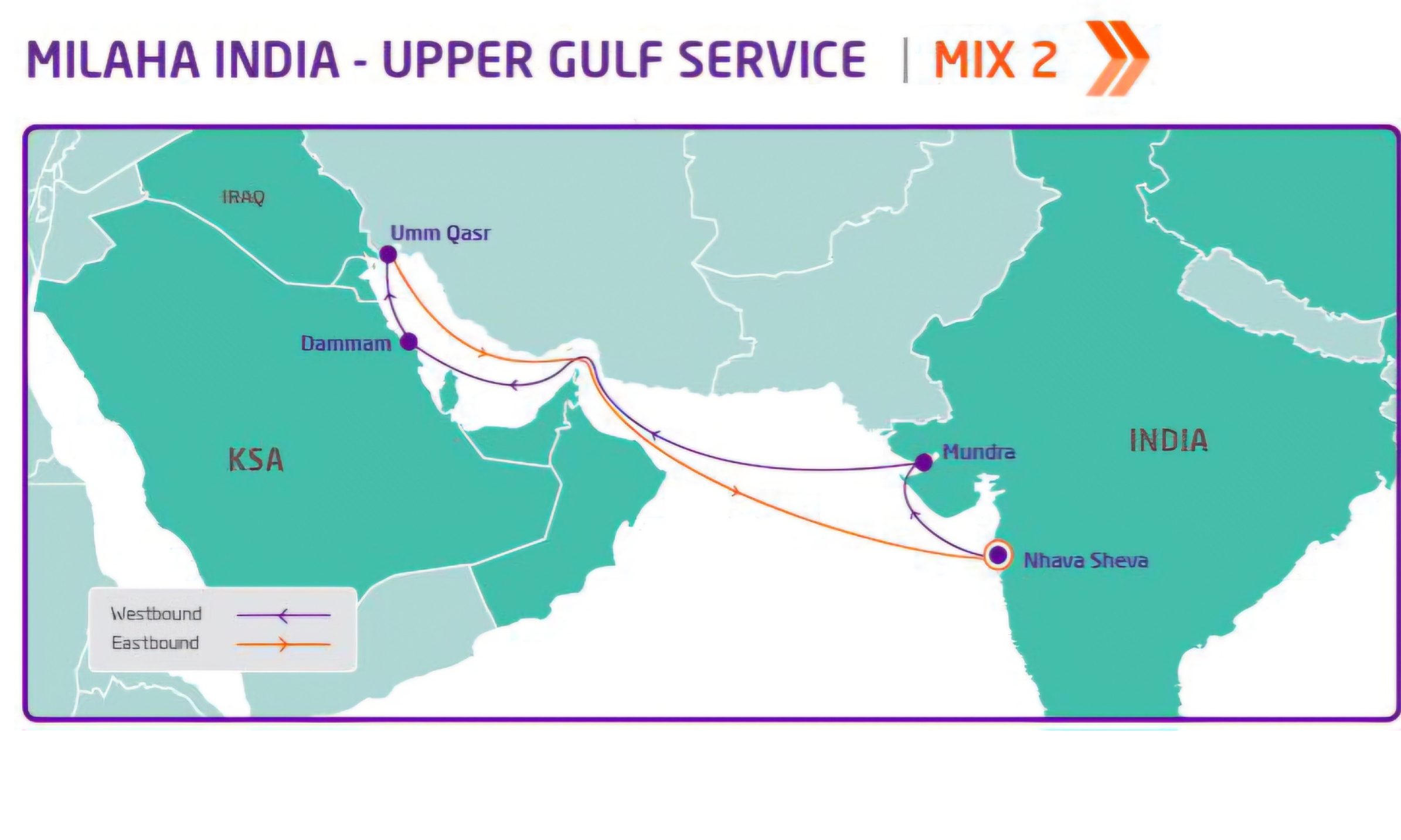 Milaha launches MIX 2 linking India, Saudi, Iraq