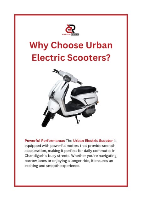 Why Choose Urban Electric Scooters?