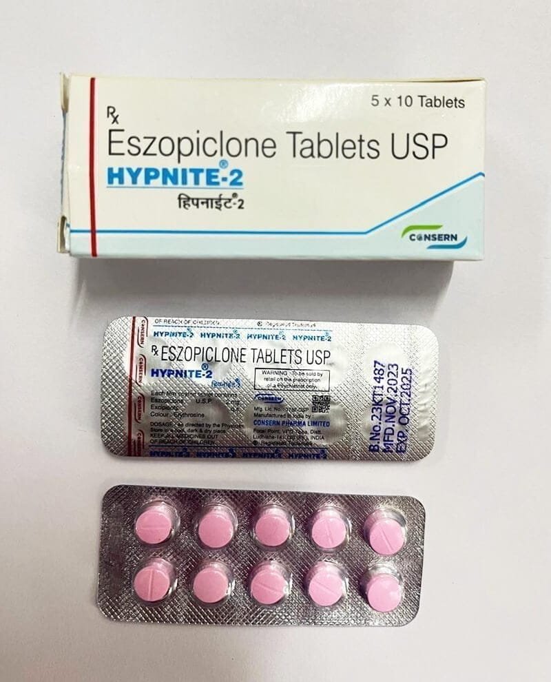 Buy Hypnite 2 Mg Eszopiclone Online | Eszopiclone 2 Mg Tablet At Best Price