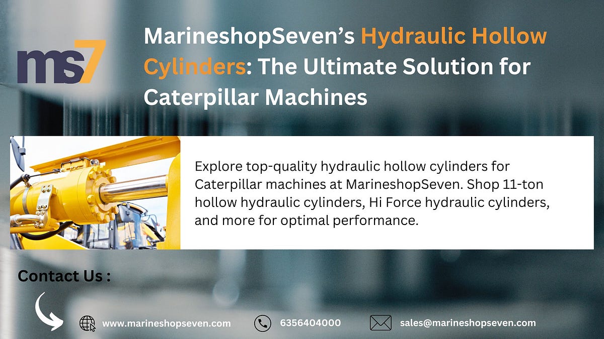 Caterpillar Hydraulic Hollow Cylinder | Premium Solutions at MarineshopSeven | Medium