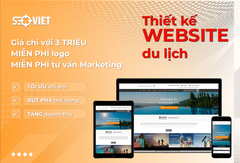 Mẫu Thiết Kế Website Du Lịch Đẹp Nhất Cho Doanh Ngiệp