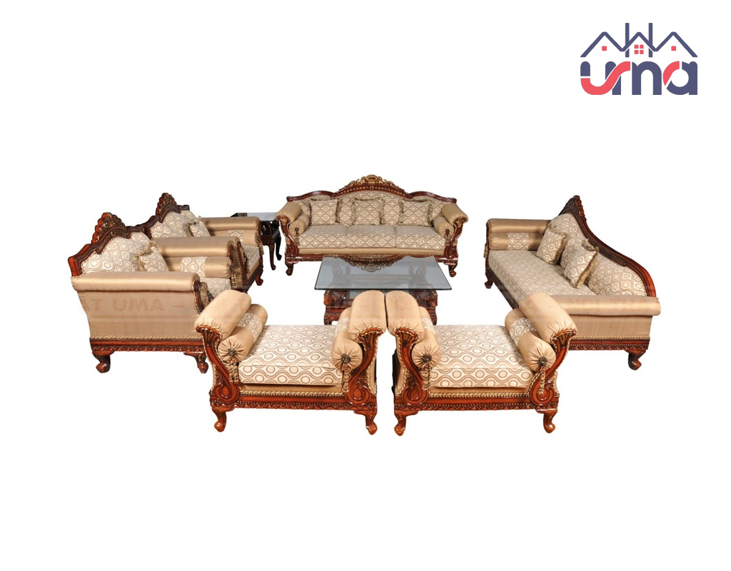 Sofa Hoàng Gia Bọc Vải Sang Trọng SF083 - Nội Thất UMA