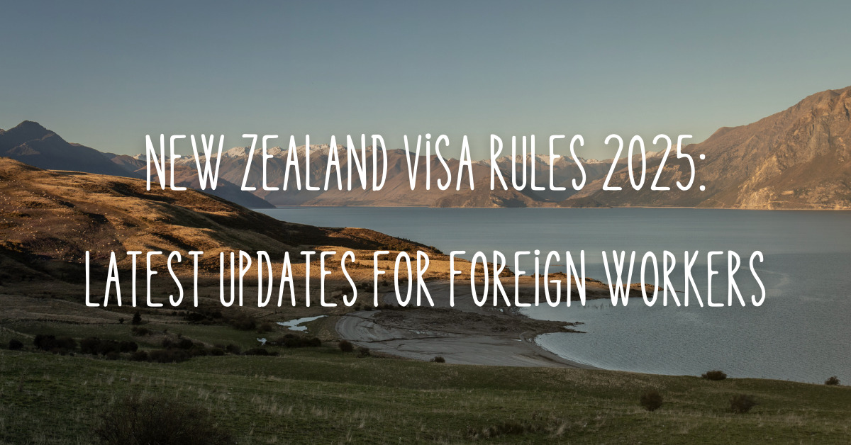 Shivang Easy Visa: Fast, Reliable Solutions for Your Visa Needs — New Zealand Visa Rules 2025: Latest Updates for...