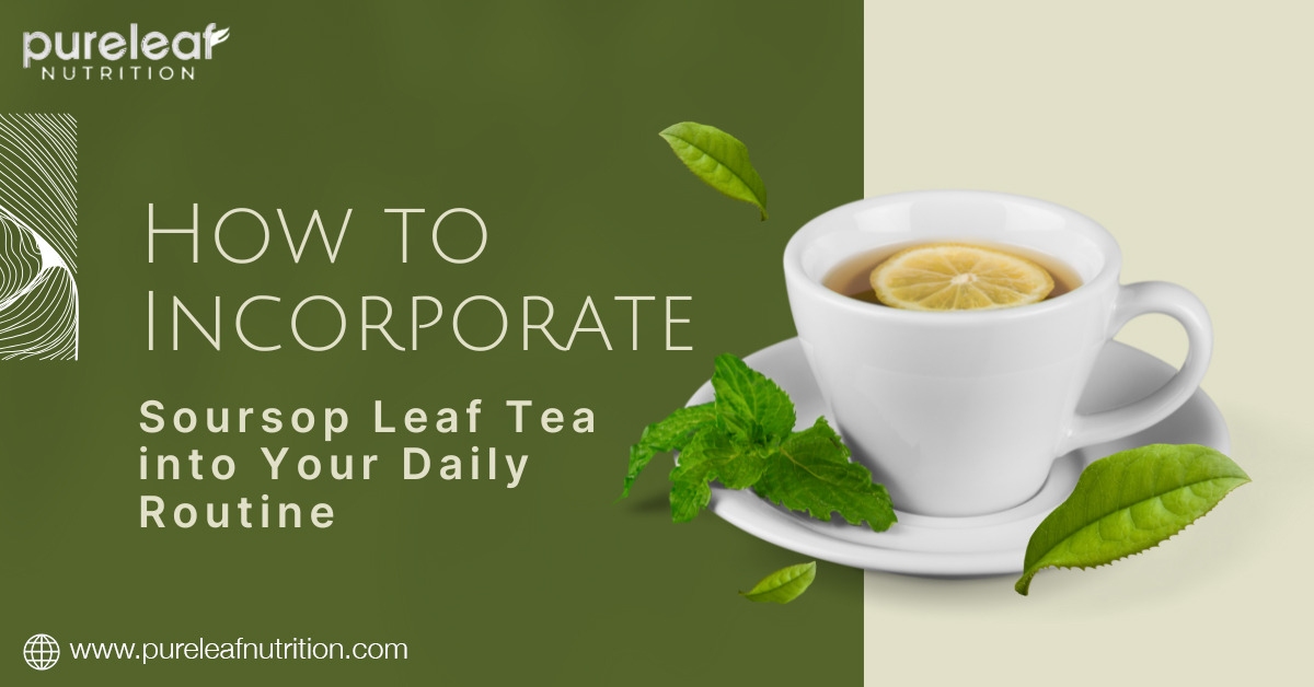 How to Incorporate Soursop Leaf Tea into Your Daily Routine – @pureleafnutrition on Tumblr