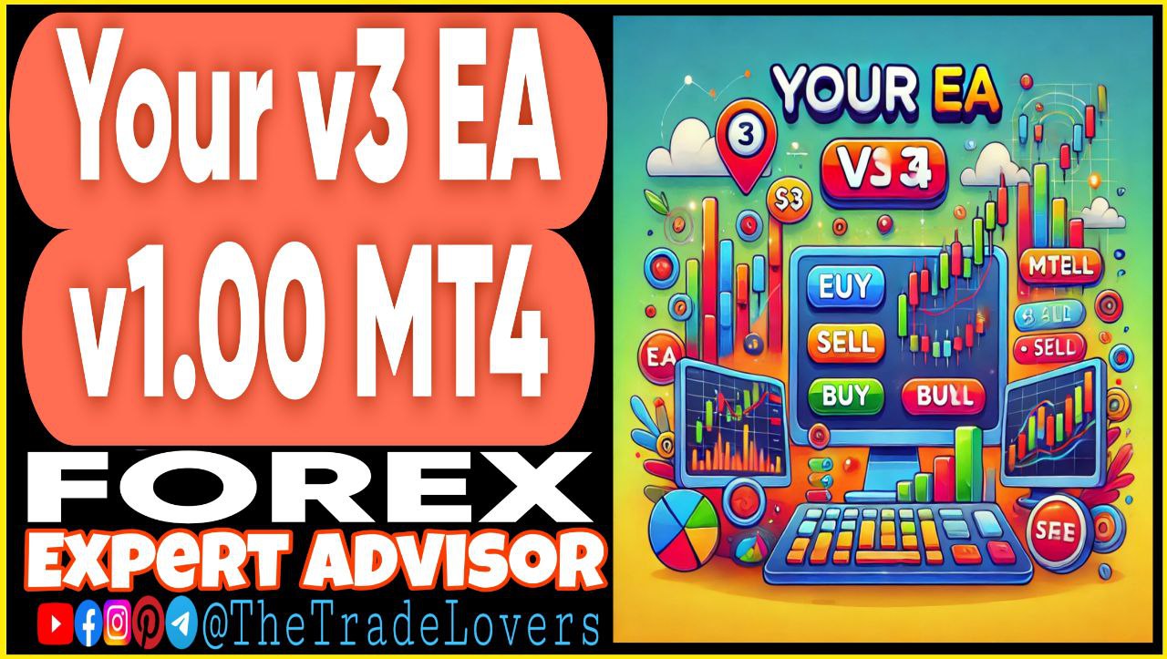 Your V3 EA v1.00 MT4 (Works on Build 1431 ) | Forex Robot | MT4 Expert Advisor - Payhip