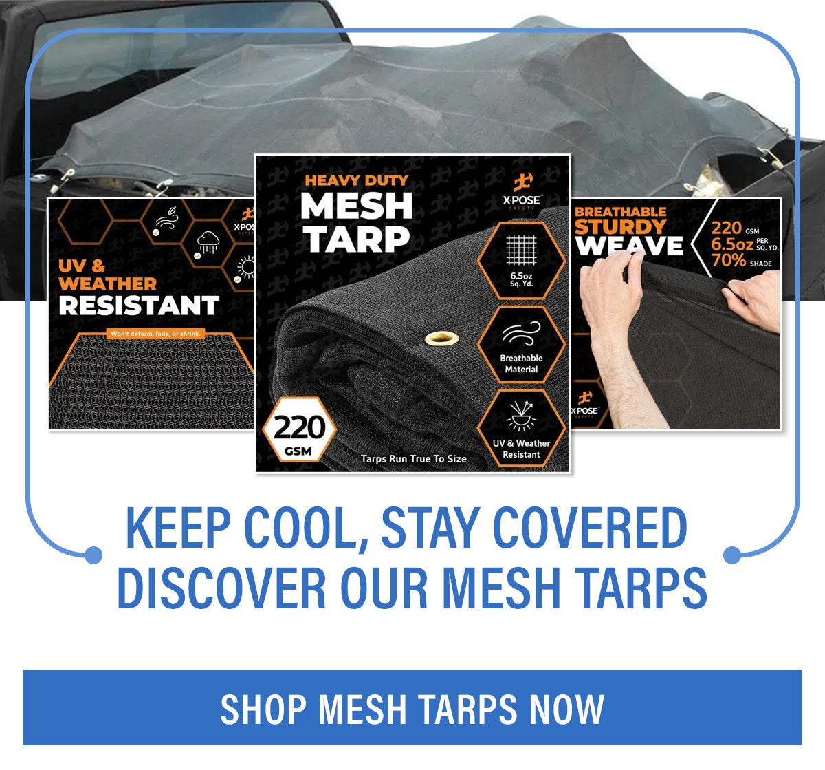 Mesh Tarps: Strong, Breathable and Built to Last