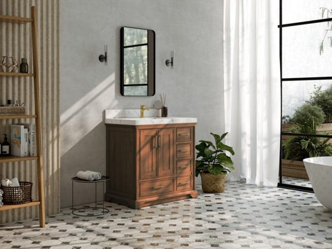 Curious About the Latest Bathroom Trends? Start with Your Vanity! | by Bathroom Vanity Alpharetta | Jan, 2025 | Medium